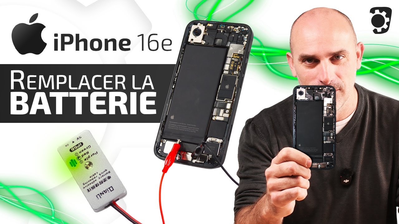Remplacer facilement la batterie de l'iPhone 16e ! | Brico-phone