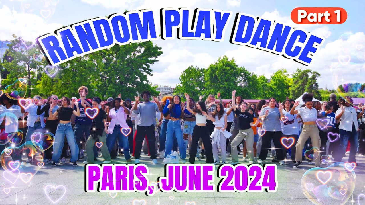 CLYDE'S RANDOM PLAY DANCE - JUNE 2024 @ K-STREET FESTIVAL  2024 - PARIS, FRANCE DAY 1 PART 1 🇫🇷💕