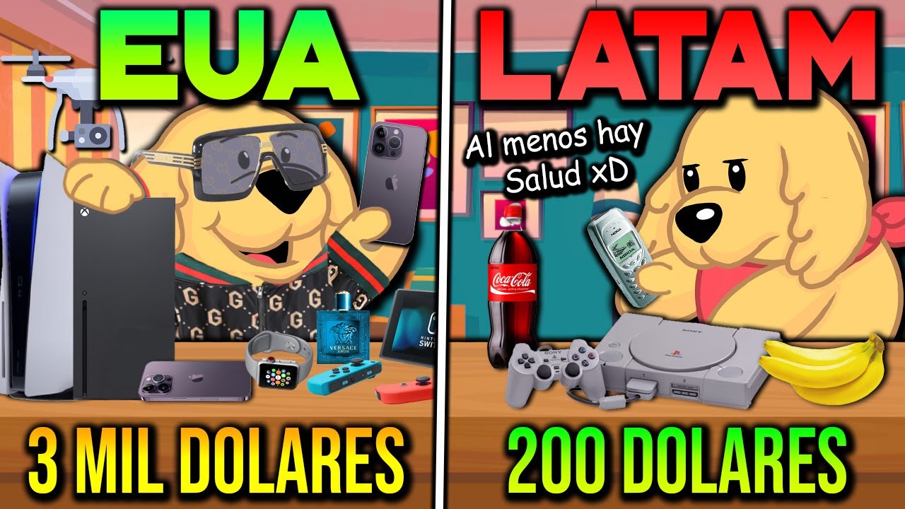 ¡ESTO te alcanzaría con el SALARIO MINIMO de DIFERENTES PAÍSES! | 🤑💰