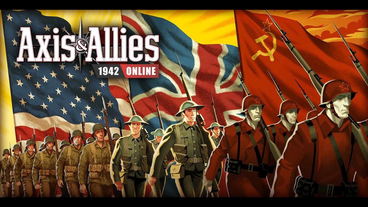 Axis & Allies 1942 Online R1 KJF UK & USA Basic Strategies #axisandallies #ww2 #axis #allies
