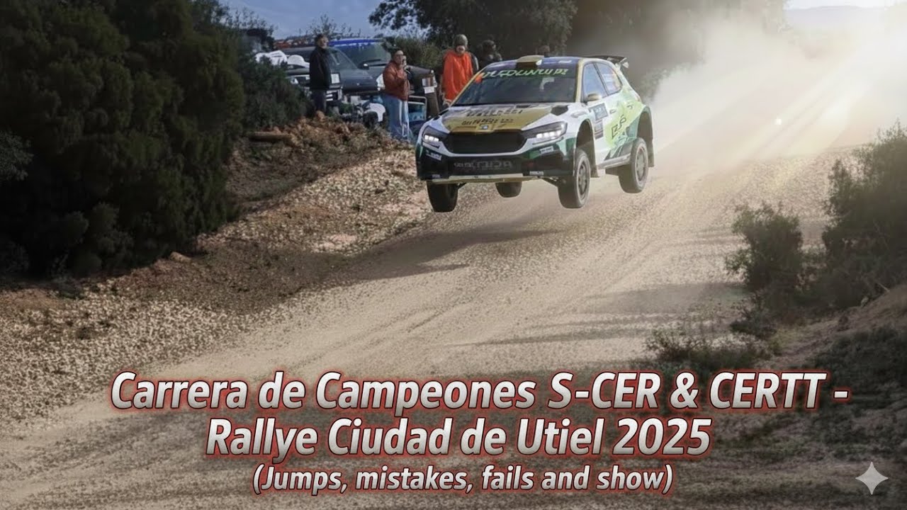 Carrera de Campeones S-CER & CERTT - Rallye Ciudad de Utiel 2025 (Jumps, Mistakes, Fails and Show)