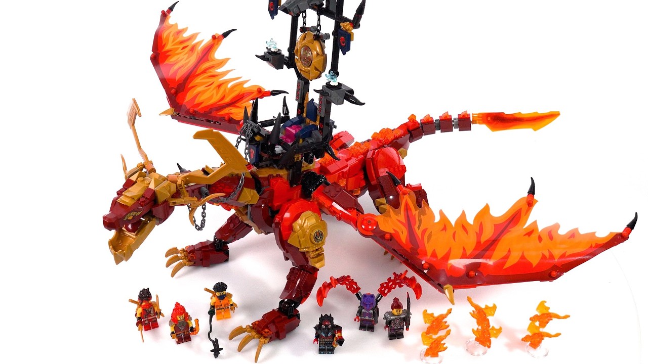 Обзор набора LEGO Ninjago Source Dragon of Motion 71822! Самый огромный из всех!