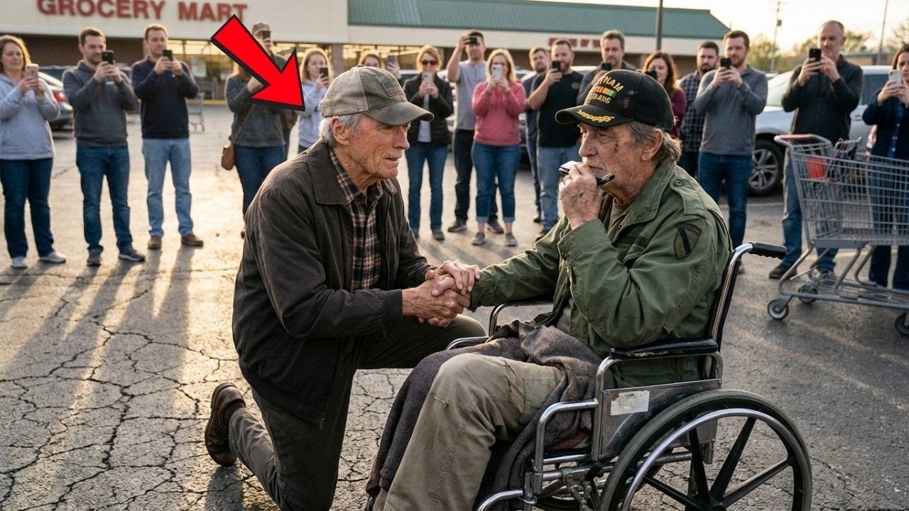 Clint Eastwood KNELT DOWN for Homeless Vietnam Veteran in Parking Lot—Reason Why Broke the Internet