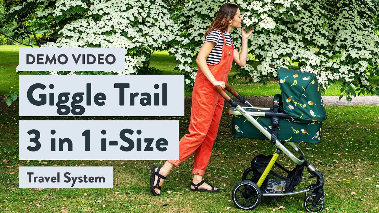 Cosatto Giggle Trail 3 in 1 i-Size Travel System