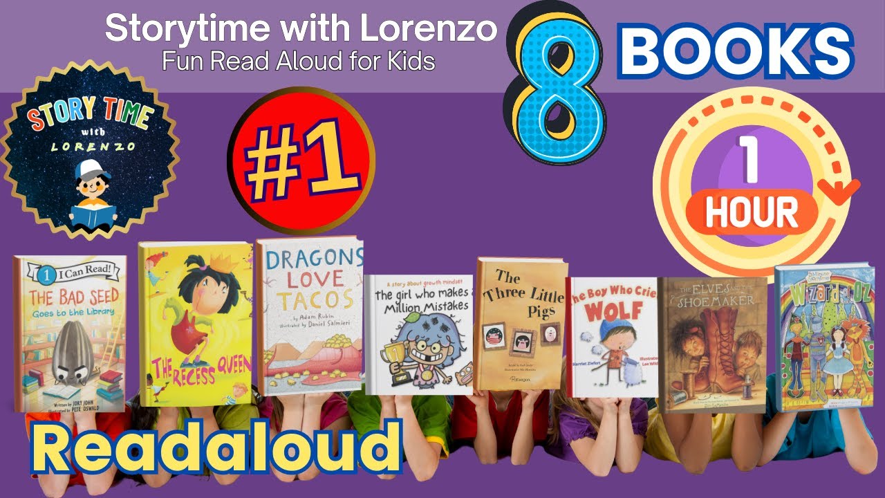 1-Hour Plus! of Fun Read-Aloud Stories for Kids  Storytime with Lorenzo (Series 1)