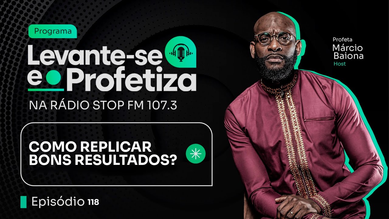 COMO REPLICAR BONS RESULTADOS? | 27 JAN  2026 | COM PROFETA MÁRCIO BAIONA