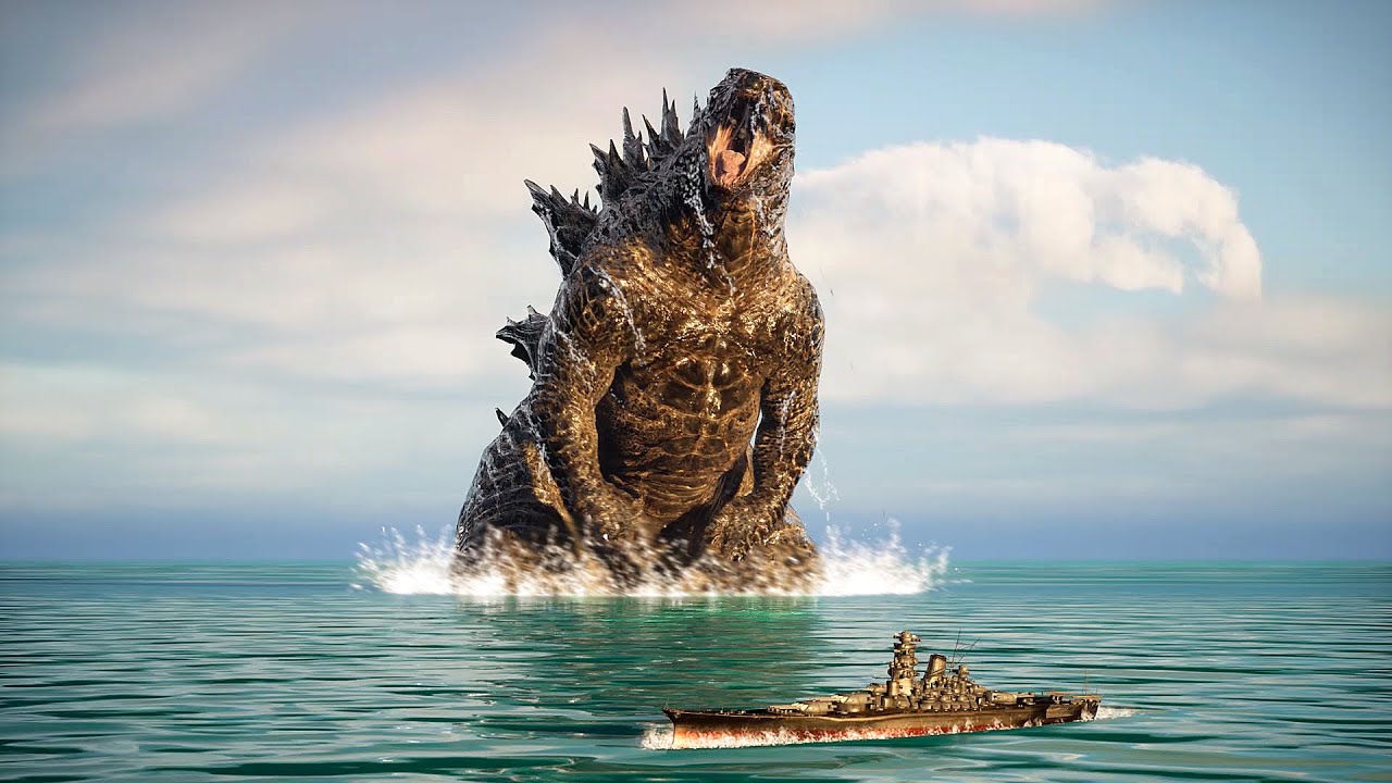 Unveiling the Mystery : How Does Godzilla Stand in the Deep Sea? | Animation Concept
