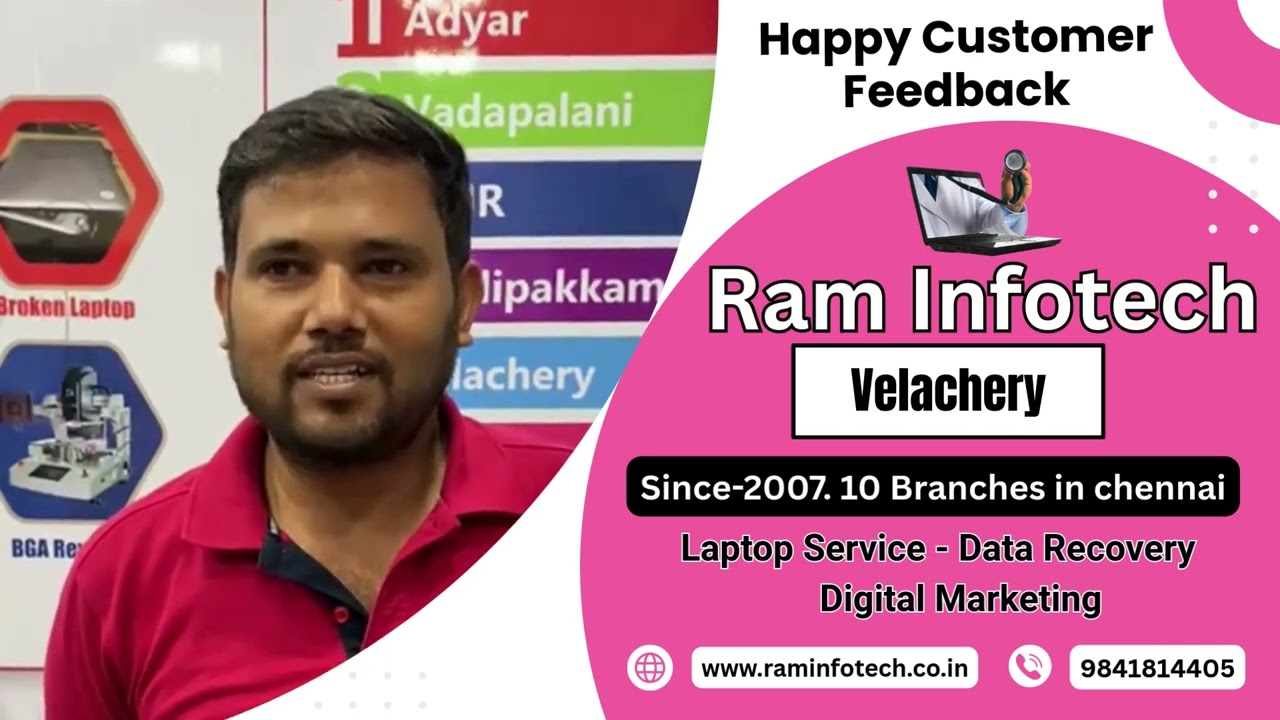 Data Recovery Center in Chennai Adyar Ram Infotech Customer Review 