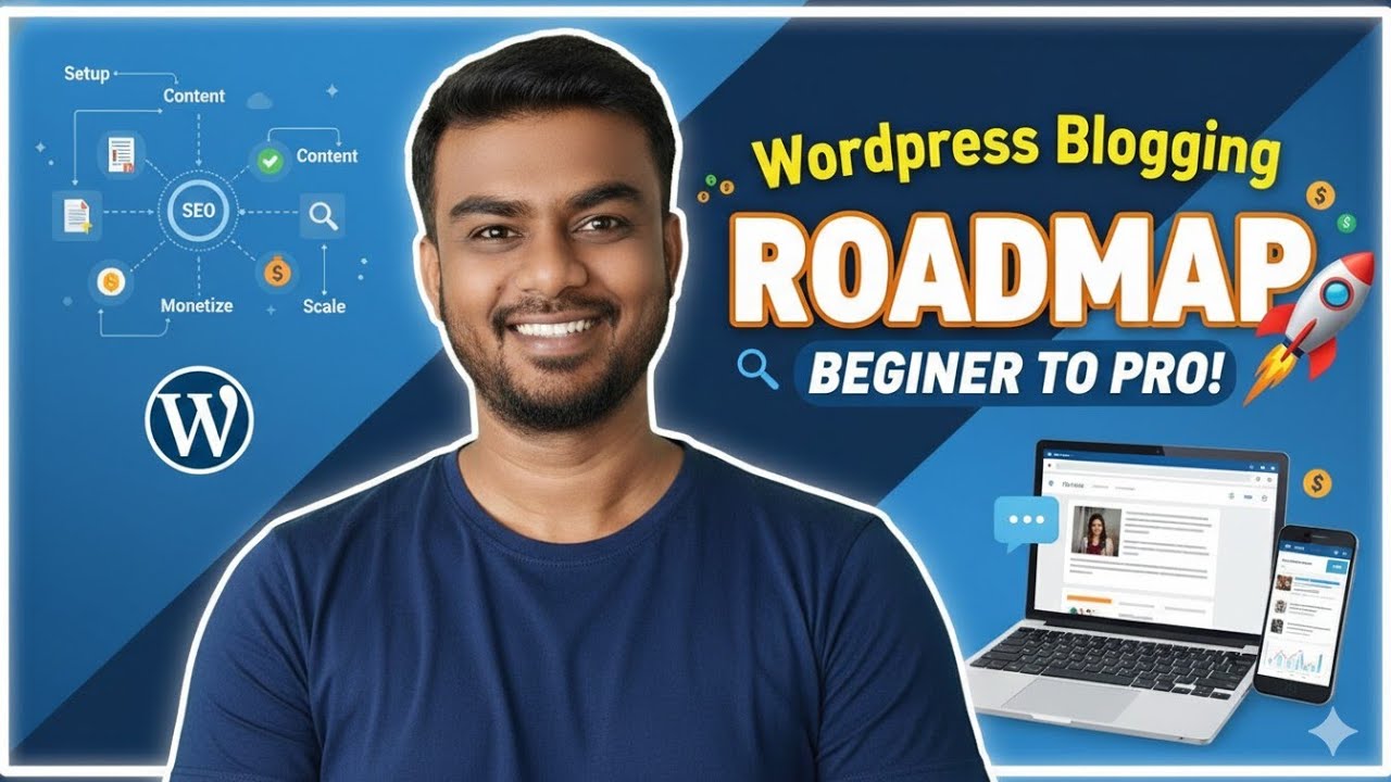 Blog Start Madbeku? Ee WordPress Roadmap Follow Madi 💯 | Blogging in Kannada