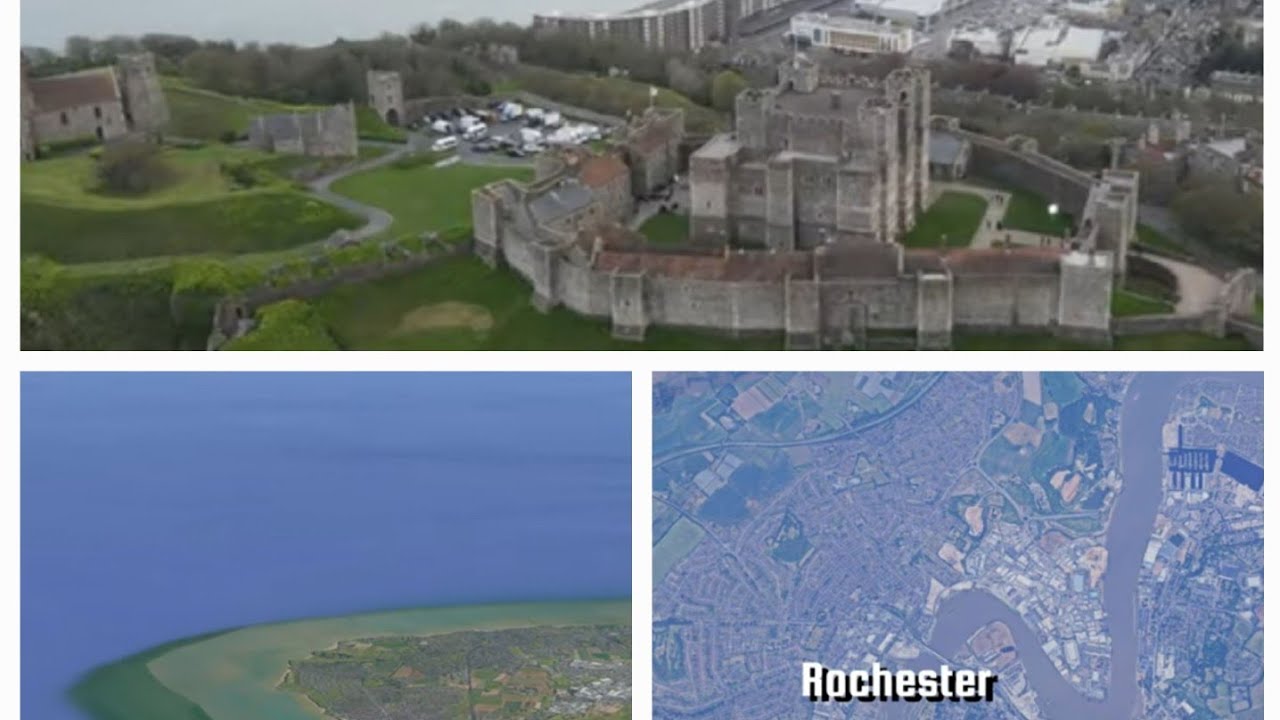 Kent and the South Coast Of England from the Air  - A Google Earth and Drone Tour
