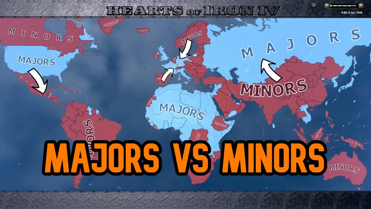Majors vs Minors | HOI4 Timelapse