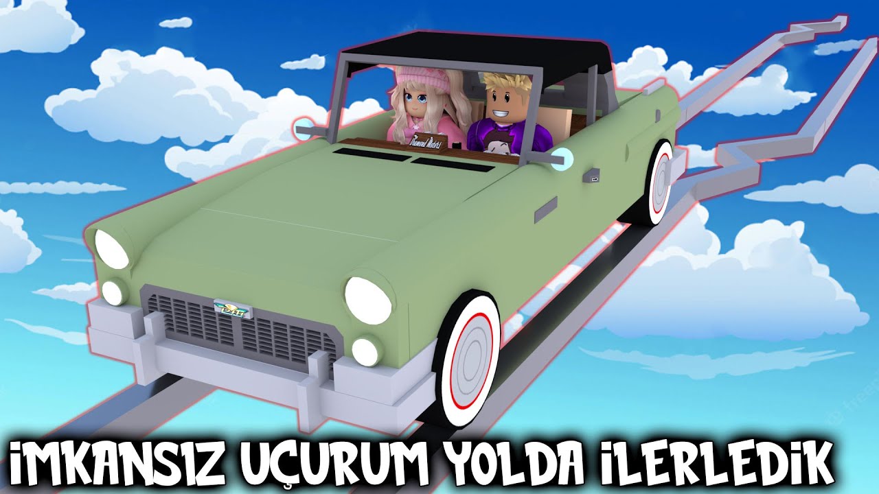 İmkansız Uçurumlu Yolda İlerledik Roblox Car Obby