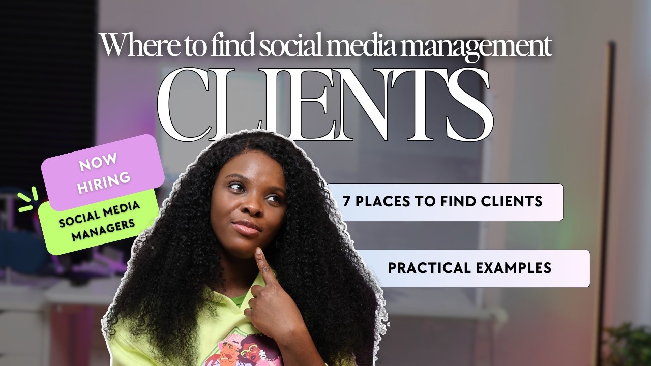 7 places to find social media management clients | Get your first client FAST