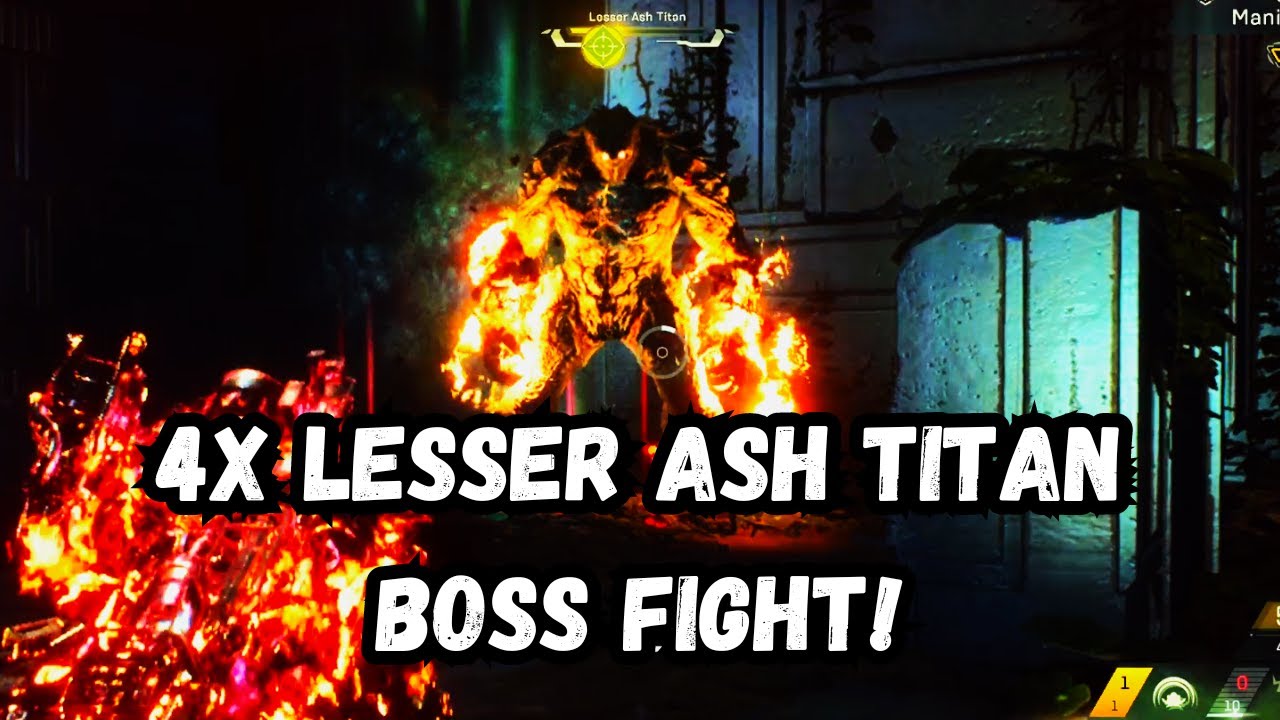 ANTHEM - 4x Lesser Ash Titan Boss Fight - Xbox Series S - No Commentary