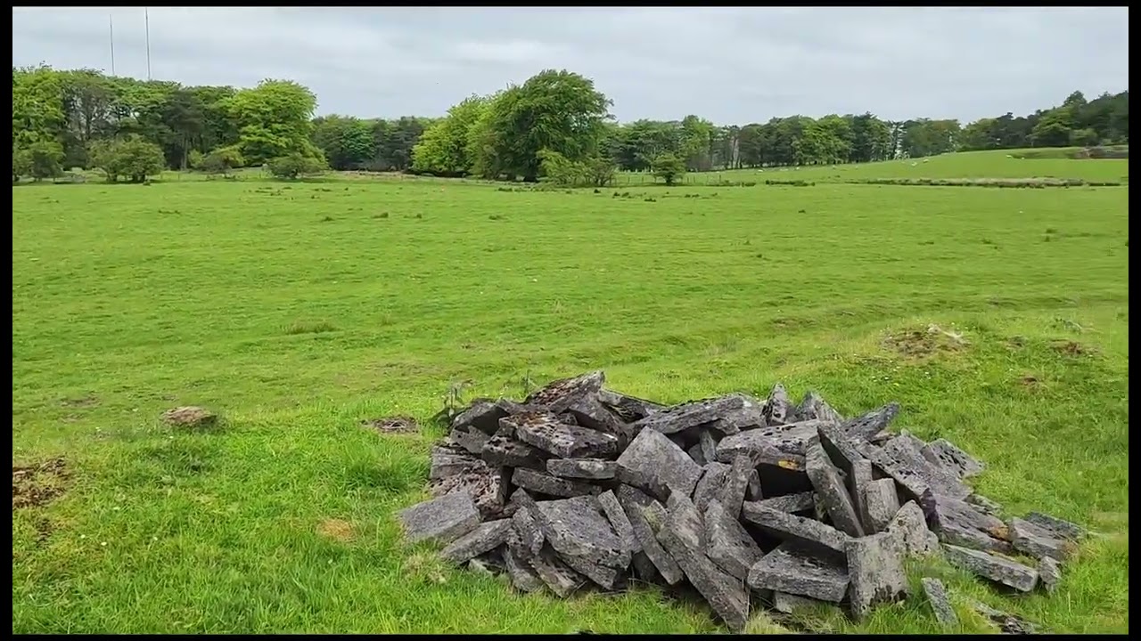 Fortissat colliery ruins shotts Scotland