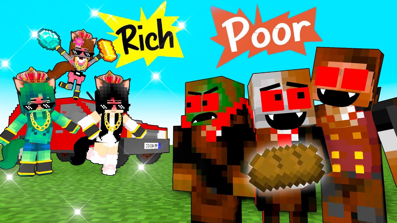 Poor VS Rich - RICH Werewolves vs POOR Vampires