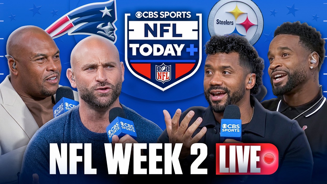NFL Today Plus Week 2 LIVE: The crew gets you ready for the action ✅ HUGE Steelers-Pats showdown 😤