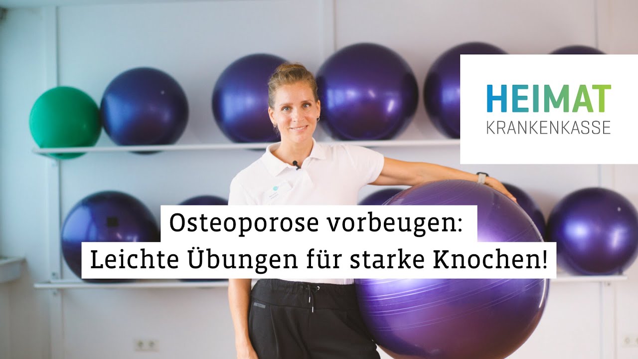 Osteoporose vorbeugen: Leichte Übungen für starke Knochen!