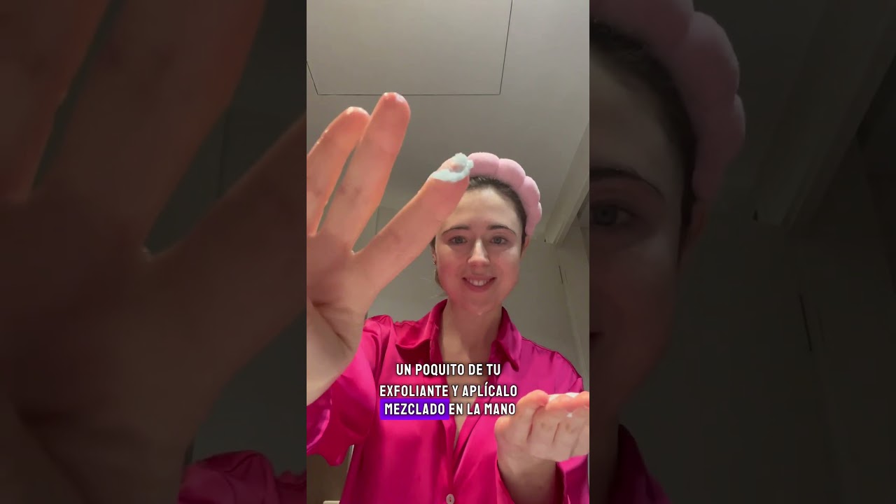 C&oacute;mo exfoliar tu piel como una dermat&oacute;loga #dermatologa #skincaretips #skincare