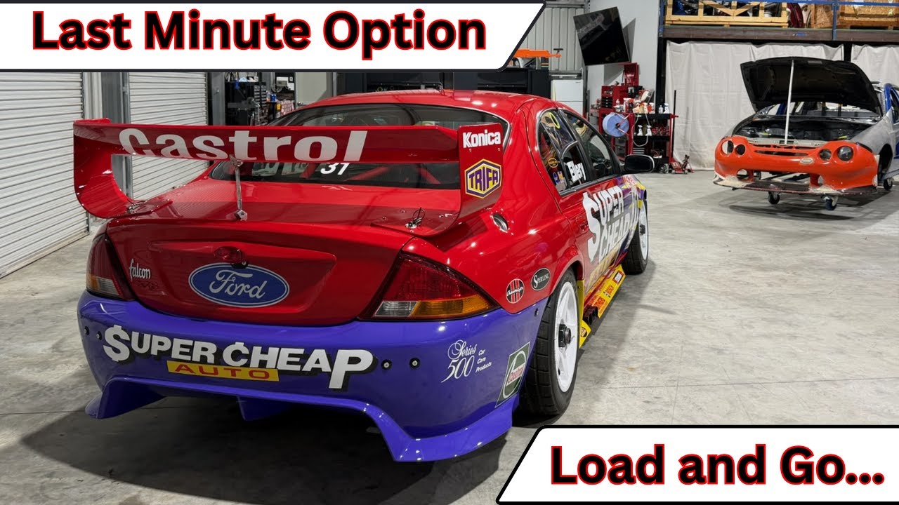 Calling out for help! The Race is on to ship this AU Ford V8 Supercar on Australia Day!