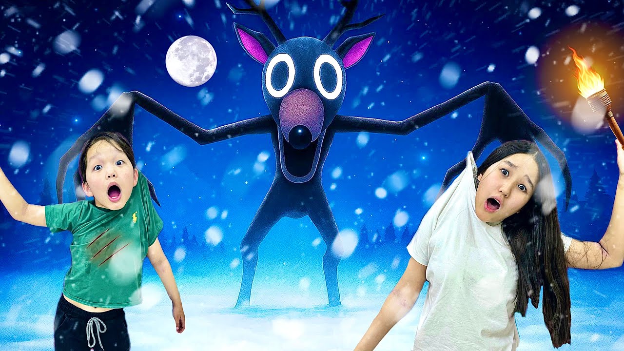 99 ночей в лесу😱Олень убил нас😣🦌Часть 1