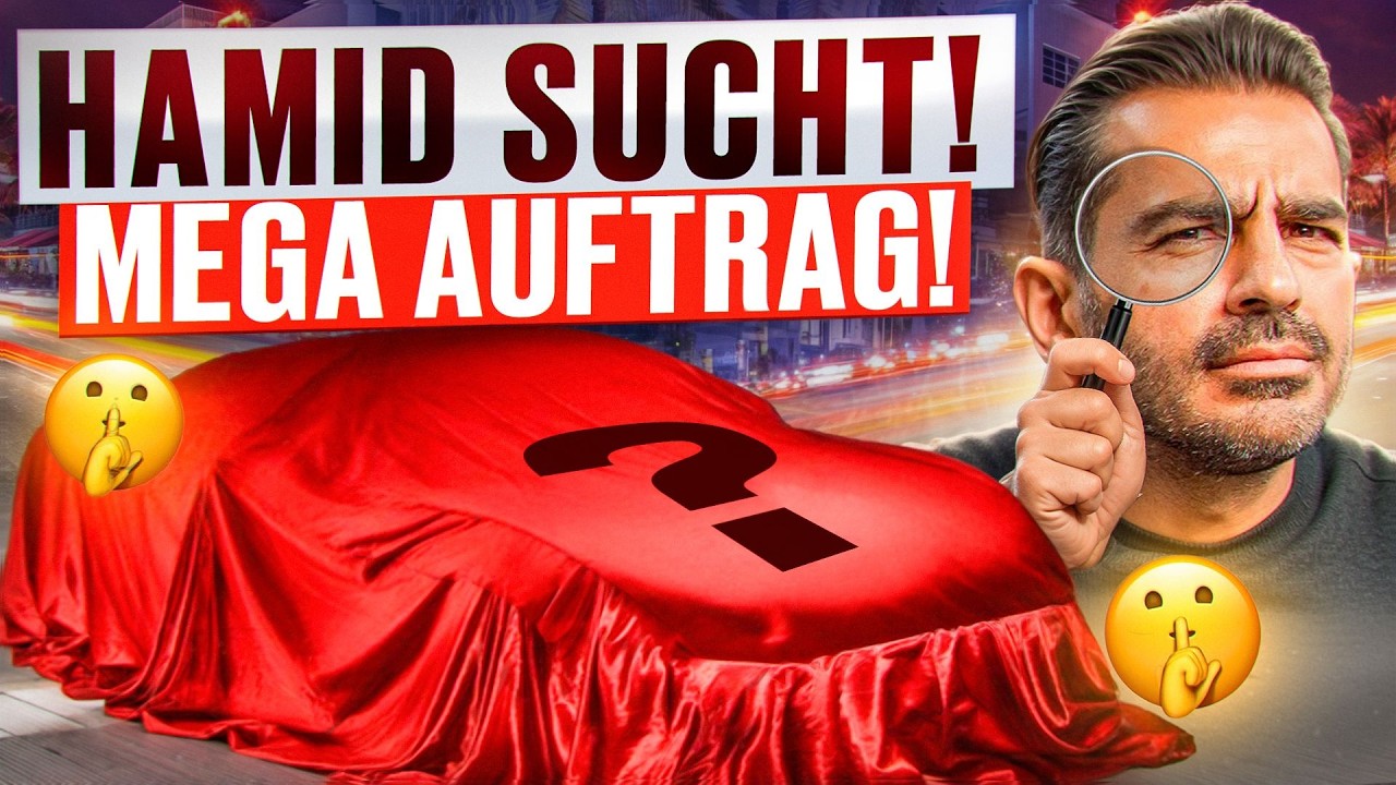 🚀 Hamids Mega Auftrag: Welches 310.000 € Auto steckt unter dem Tuch⁉️ Hamid Mossadegh #ferrari