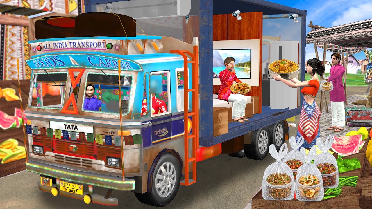 Unemployed Man Lorry House 100days Challenge 10 Lakhs Prize Money Chicken Biryani Hindi Kahaniya