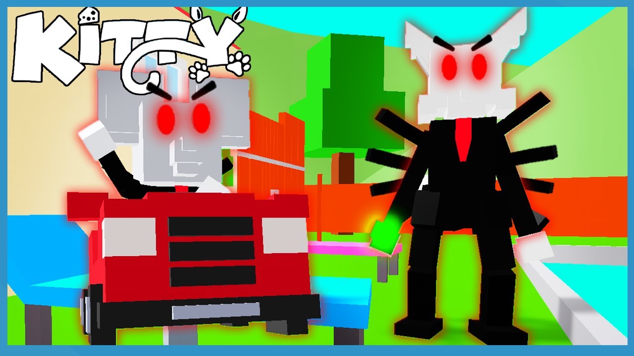 ROBLOX KITTY But I am SLENDERMAN