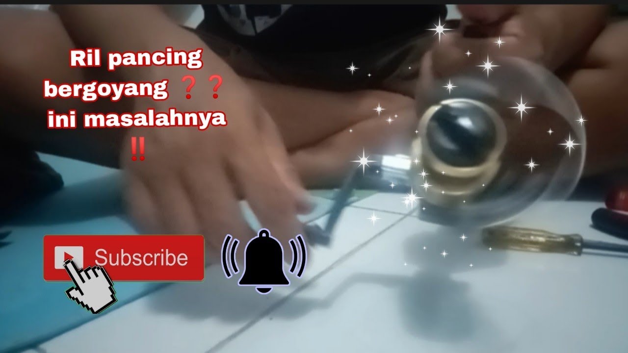 Memperbaiki Ril pancing yang bergetar kalau di putar