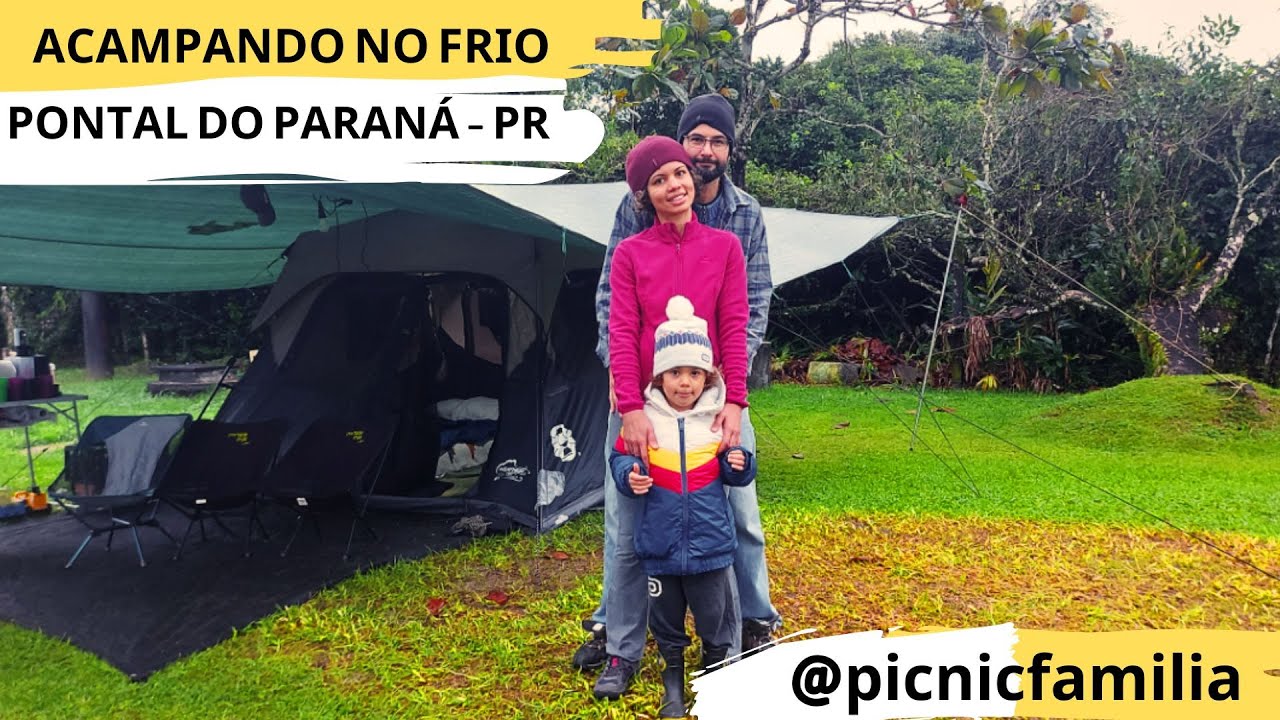 Acampando na Chuva / Pontal do Paraná  PR / Camping Beira Mar