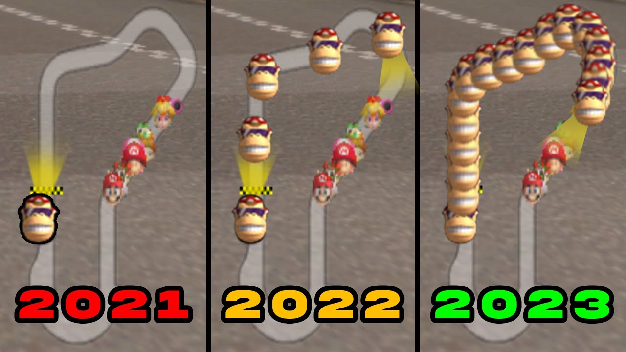 Эволюция моего искусственного интеллекта Mario Kart