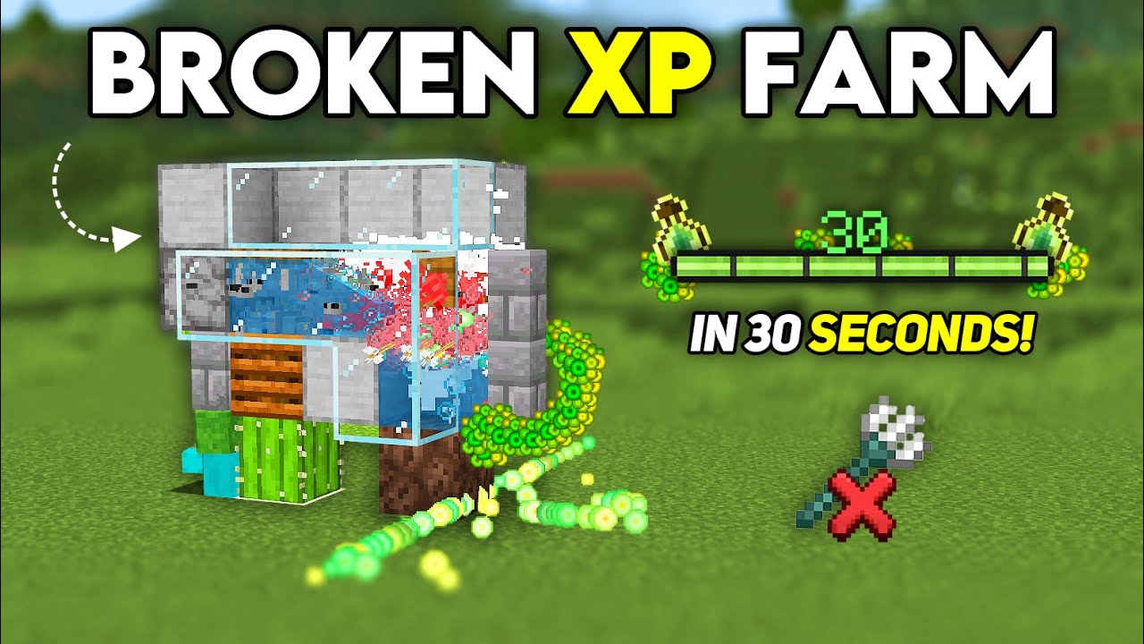 NEW BEST XP FARM in 1.21 Minecraft Bedrock !