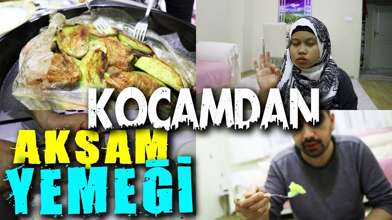 EŞİM BANA AKŞAM YEMEĞİ PİŞİRDİ!!! (Erkeğin elinden yemek!)