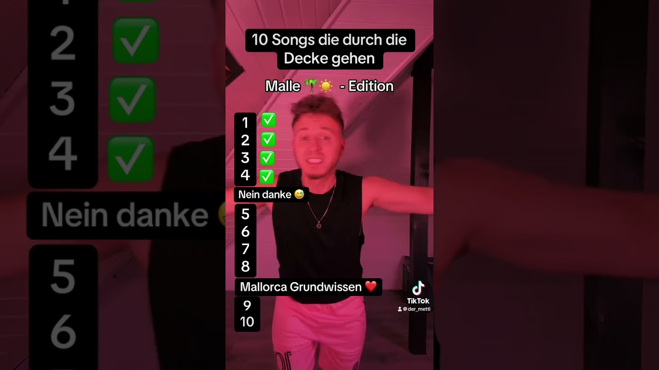 Wie viele kennst du? Mallorca Hits