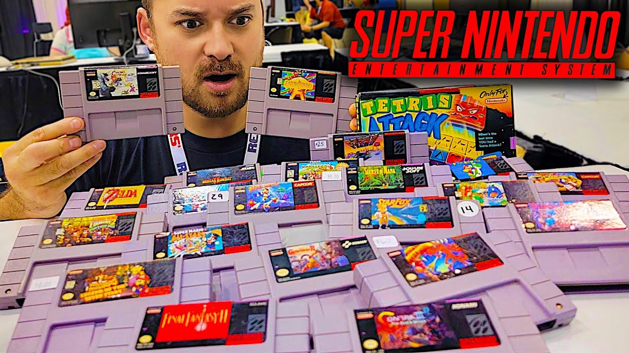 Bought the GREATEST Super Nintendo Collection OF ALL TIME