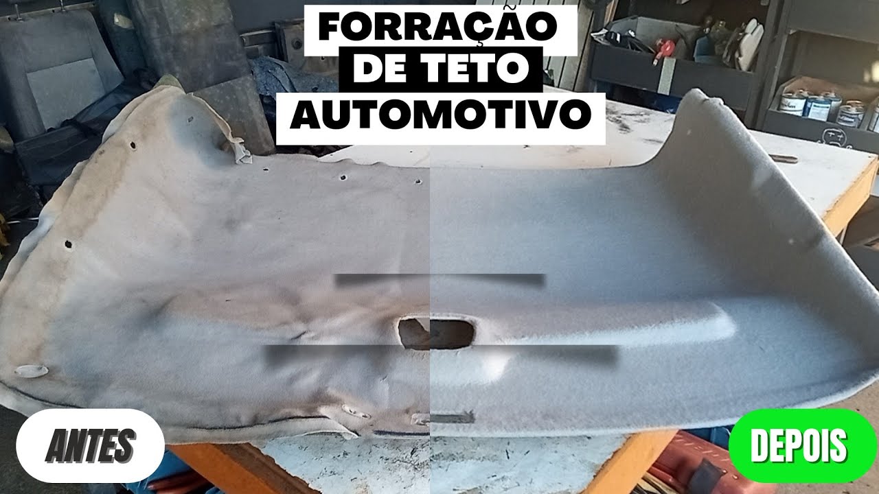 Como trocar a forração de teto automotivo
