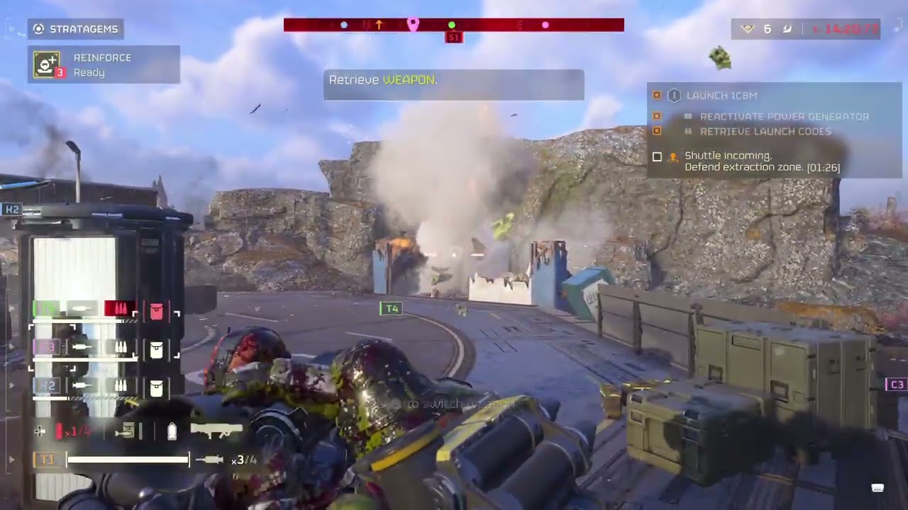 When your randoms reload your recoilless rifle for you | Helldivers 2