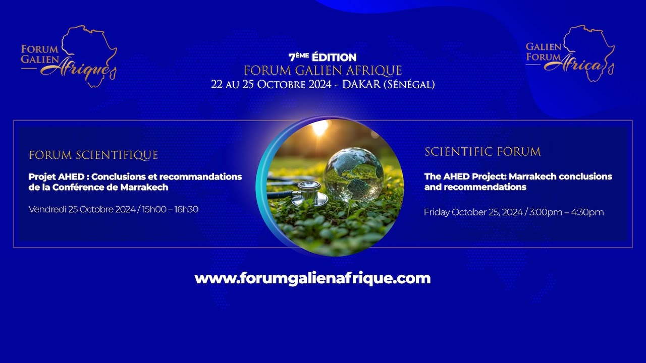 FORUM SCIENTIFIQUE - Sous-thème 6 : Projet AHED - Conclusions et recommandations de la Conférence de