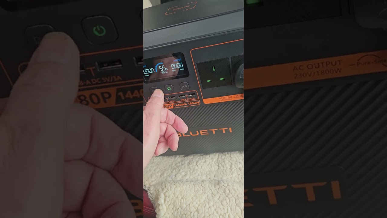 Battery charging from BLUETTI power bank