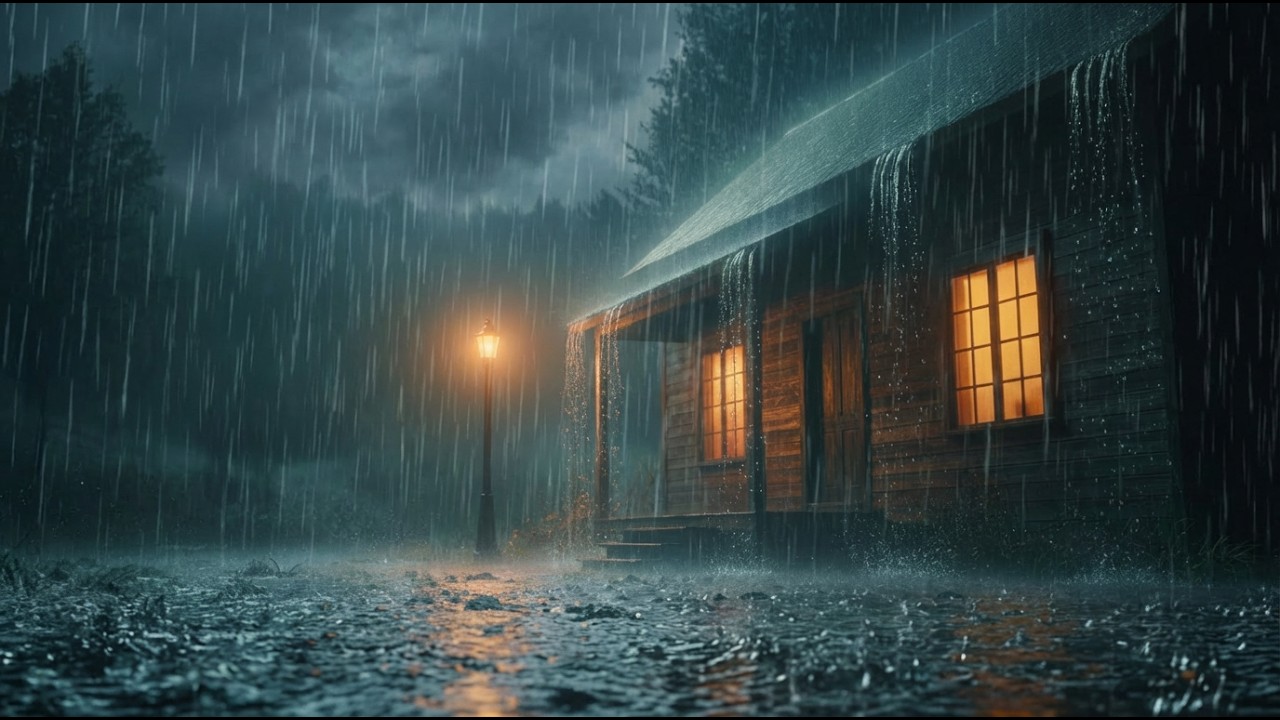 Rain Sounds to Sleep Instantly 🌧️ Calm Your Mind | 10 Hours No Thunder