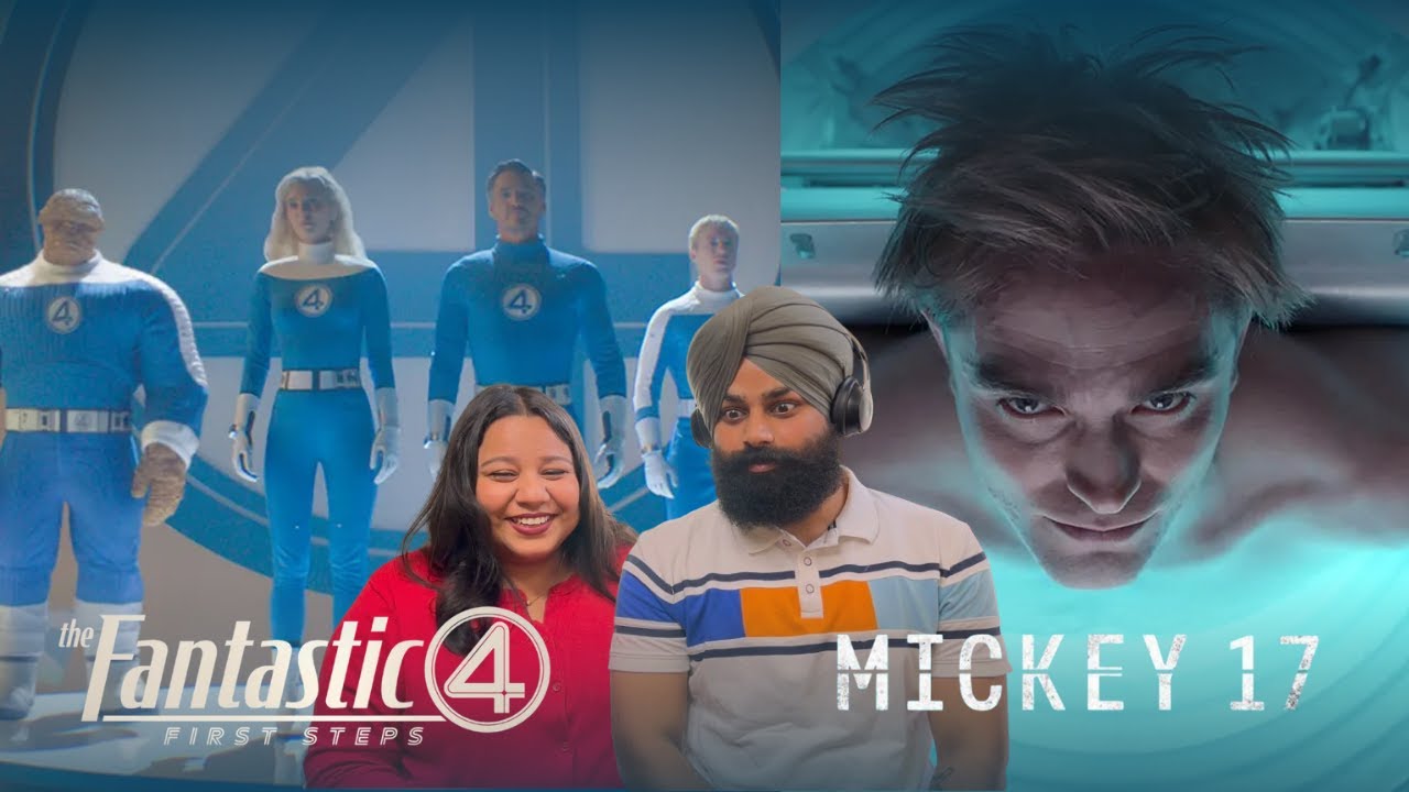 Happily Reacting to Hollywood Trailers | Mickey 17 & Fantastic 4 : The First Steps