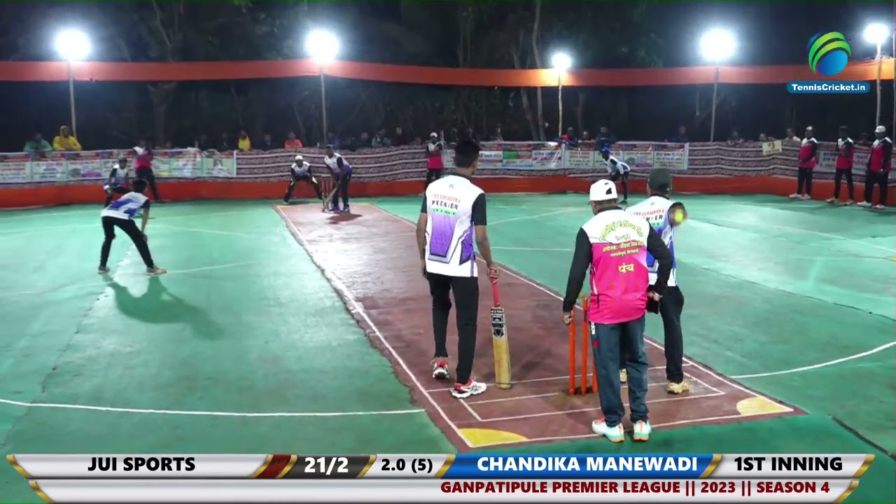 CHANDIKA MANEWADI VS JUI SPORTS || GANPATIPULE PREMIER LEAGUE || 2023 || SEASON 4