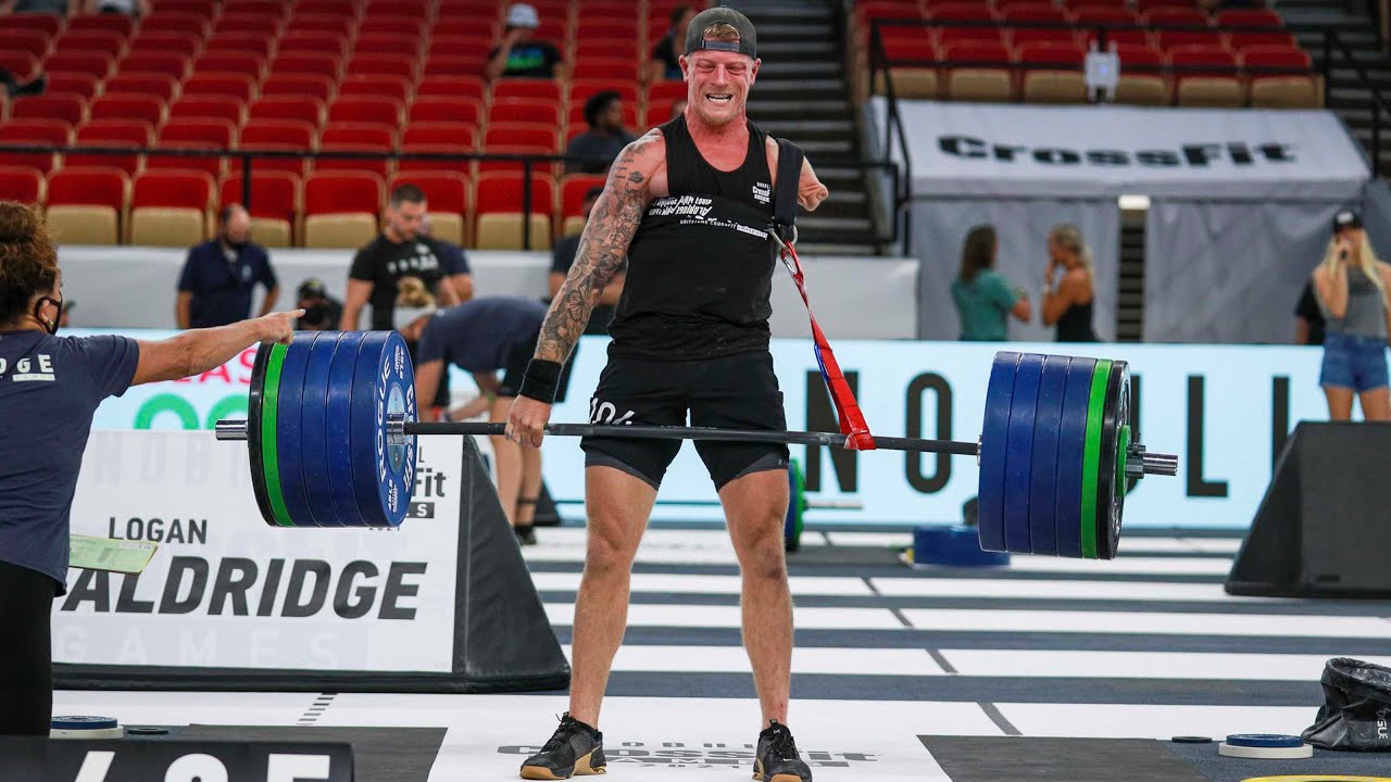 Adaptive Athlete Logan Aldridge Deadlifts 502 lb. at the CrossFit Games