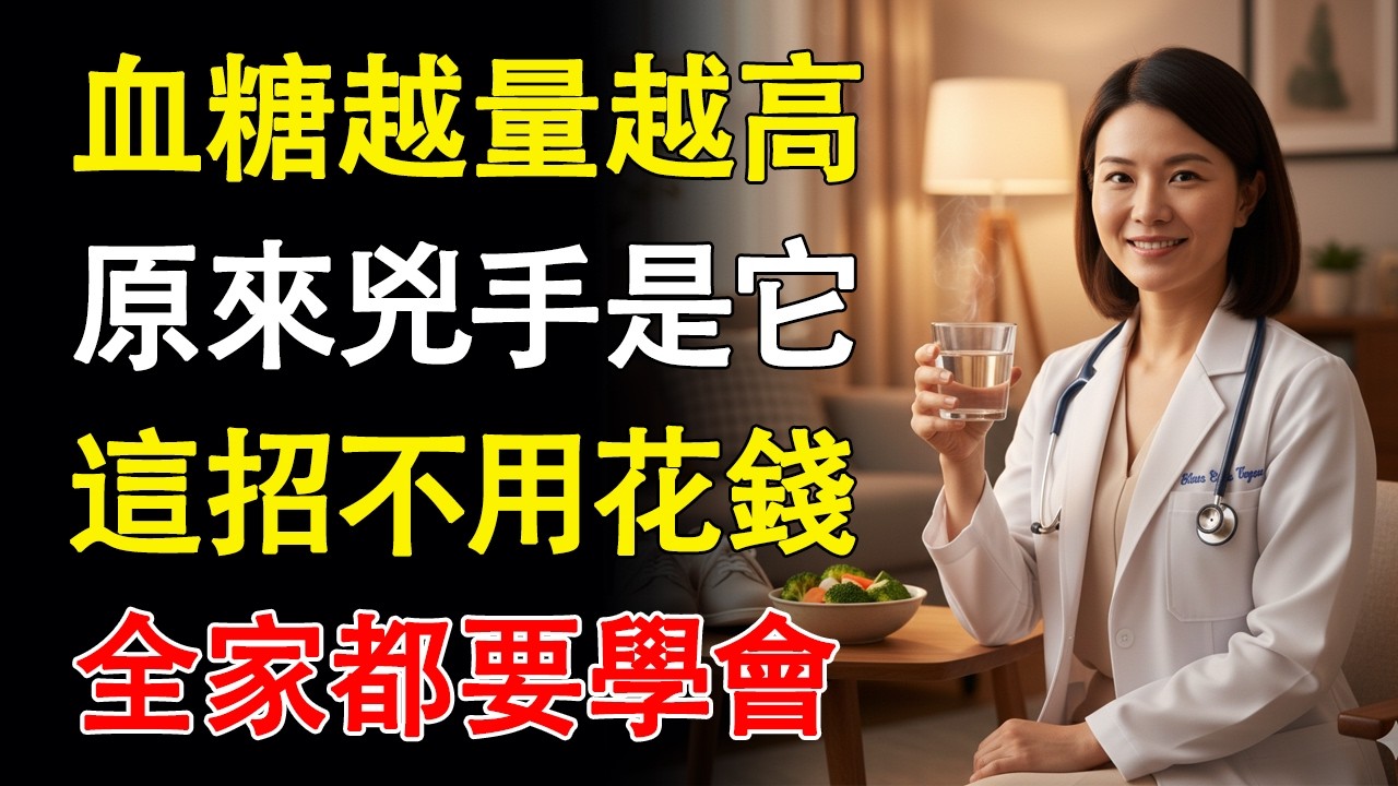 打破夜間血糖飆升！林惠君醫師揭露「6個免費習慣」，其中一個近90%糖友都忽略了！