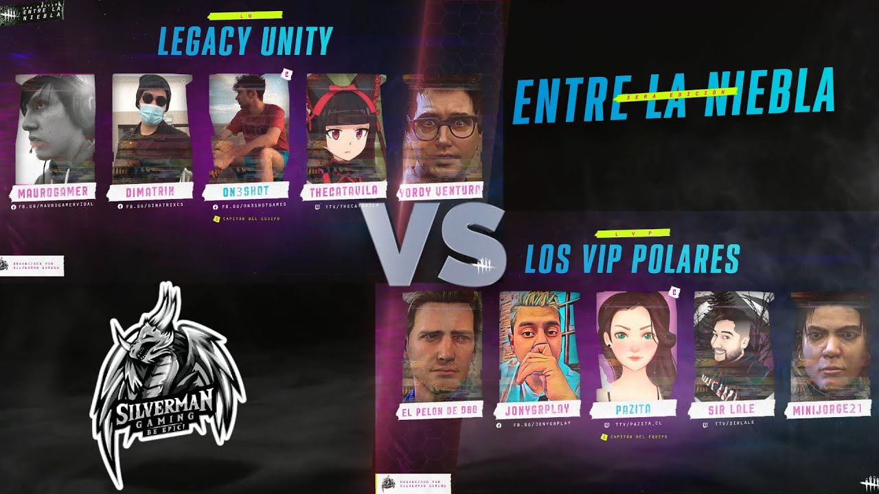 TORNEO DEAD BY DAYLIGHT | ENTRE LA NIEBLA 3ra Ed. | 4tos DE FINAL | LEGACY UNITY VS LOS VIP POLARES