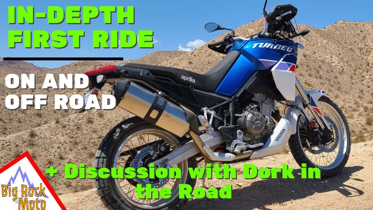 Видеоблог о первой поездке: Aprilia Tuareg 660 — любовь с первой поездки (с @DorkintheRoad)