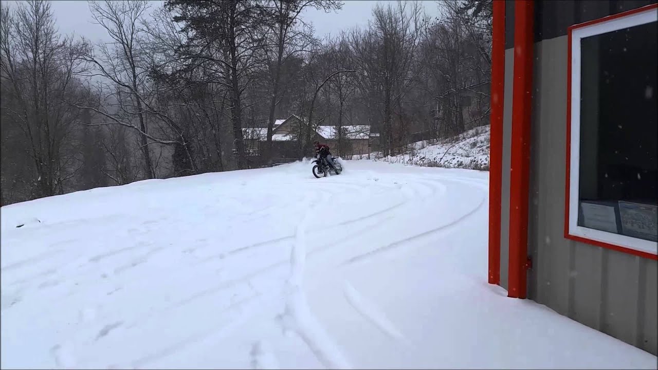 All Wheel Drive Christini in the snow