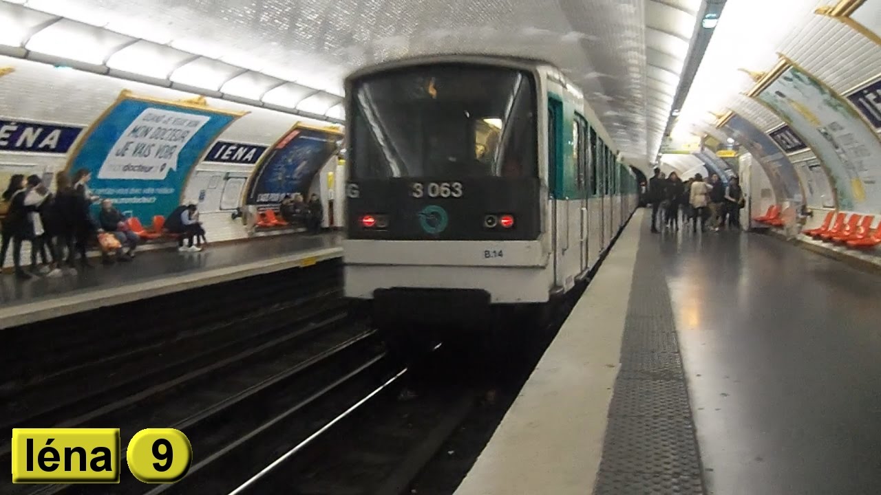 Йена | линия 9 : Парижский метрополитен ( RATP MF01 - MF67 )