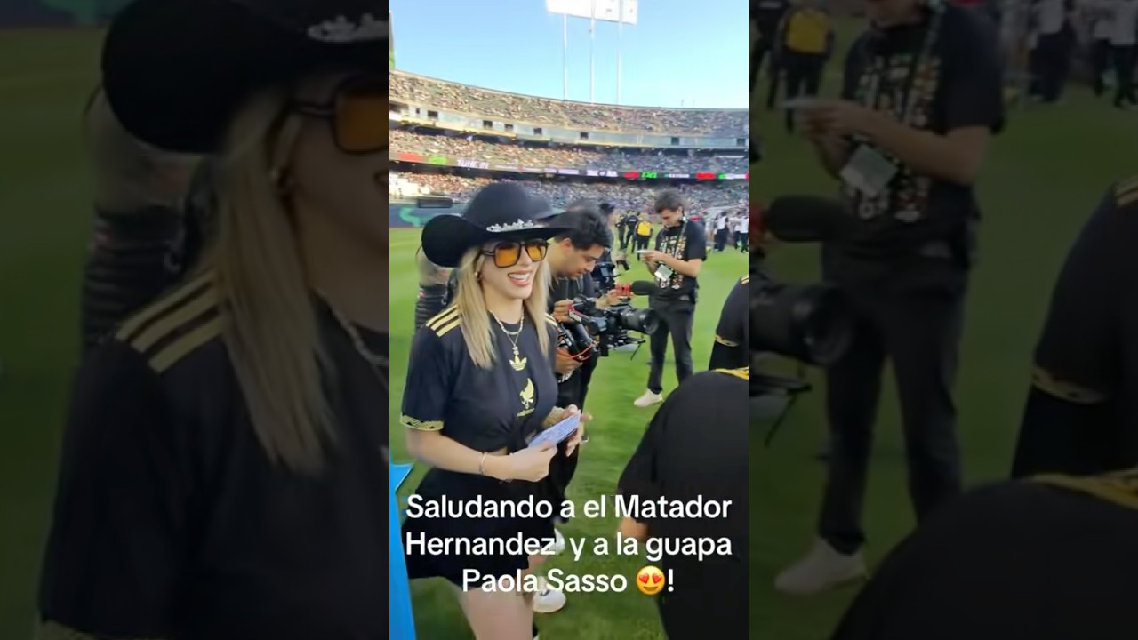 Saludando a el Matador Hern&aacute;ndez y a Paola Sasso ! #paolasasso #luishernandez