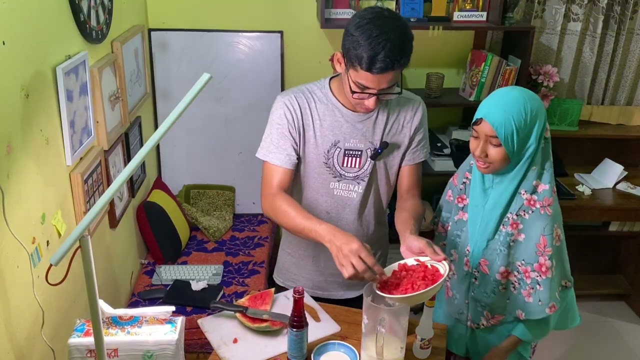 মহব্বতের সরবত বানানোর পুরো অভিজ্ঞতা 😃
